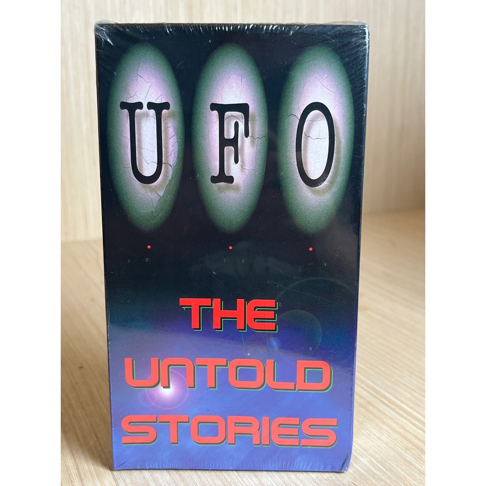 Vintage UFO The Untold Stories VHS 1994 Lawrence Moore Acorn Media Factory NEW